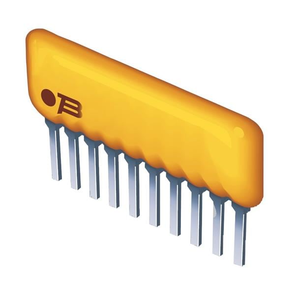 10 pieces Resistor Networks /& Arrays THICK FILM 2/% 10K CONFRML SIP