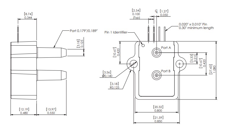 Application Circuit Diagram - Amphenol All Sensors AXCA Amplified Middle Pressure Sensors Application Circuit Diagram - Amphenol All Sensors AXCA Amplified Middle Pressure Sensors