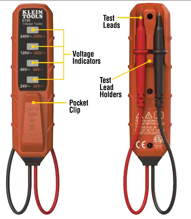 Ac dc voltage tester sales
